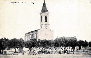 Lourmel - Place et Eglise